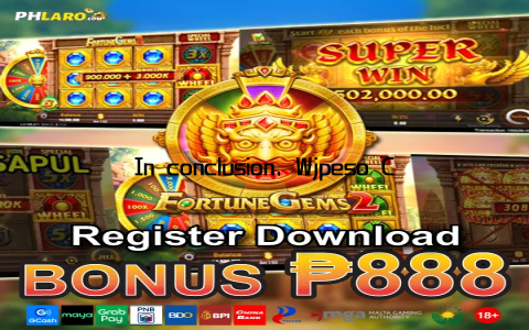 In conclusion, Wjpeso Casino is setting new standards in the online gaming industry